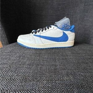 Jordan 1 Retro Low OG SP Fragment x Travis Scott (Sail/blue)